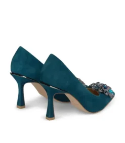 Zapatillas*Alma en Pena Comprar Zapato Tacón Adorno Flor