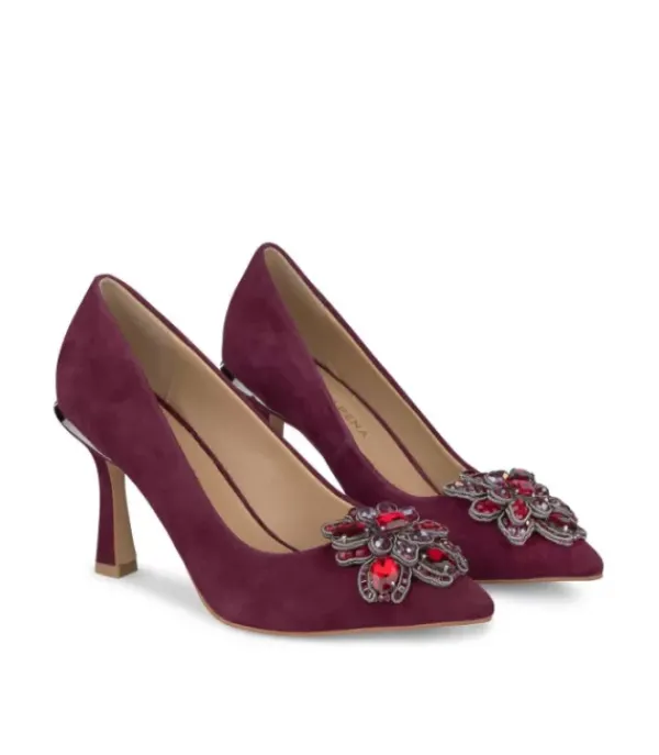 Zapatillas*Alma en Pena Comprar Zapato Tacón Adorno Flor