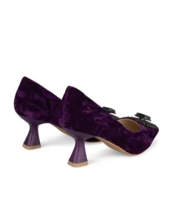 Zapatos De Tacón Azules*Alma en Pena Comprar Zapato Tacón Con Broche Pedreria