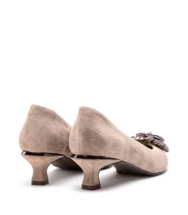 Zapatillas*Alma en Pena Comprar Zapato Tacón Con Flor