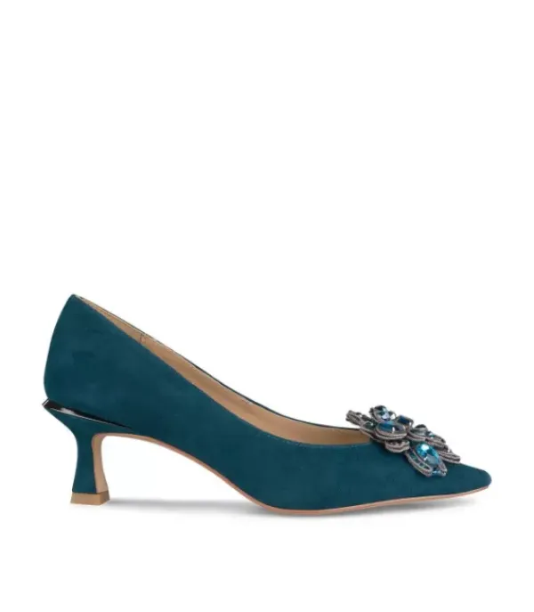 Zapatillas*Alma en Pena Comprar Zapato Tacón Con Flor