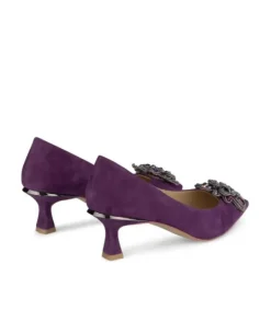 Zapatillas*Alma en Pena Comprar Zapato Tacón Con Flor