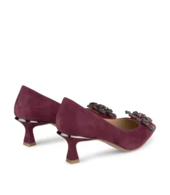 Zapatillas*Alma en Pena Comprar Zapato Tacón Con Flor