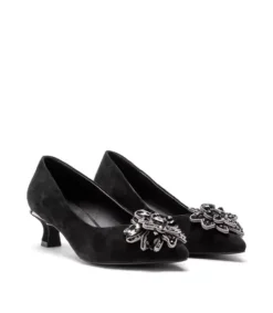 Zapatillas*Alma en Pena Comprar Zapato Tacón Con Flor