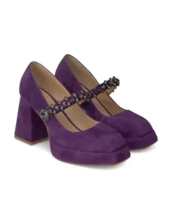 Zapatillas*Alma en Pena Comprar Zapato Tacón Con Tira Strass