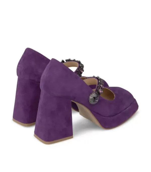 Zapatillas*Alma en Pena Comprar Zapato Tacón Con Tira Strass